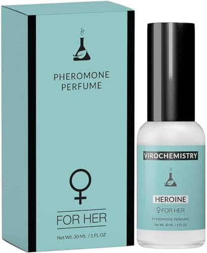 Pheromones to Attract Men for Women (Heroine) - Elegant, Ultra Strength Organic Fragrance Body Perfume (1 Fl. Oz)(Human Grade Pheromones to Attract Men)