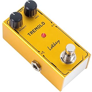 Tremolo Pedal, Lotkey Electric Guitar Effects Pedals Mini Single Type DC 9V True Bypass - Les Beatles, Paul McCartney, John Lennon, RIngo Starr, George Harrison