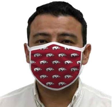 Arkansas Razorbacks Retro Face Covering 3-Pack - Cardinal