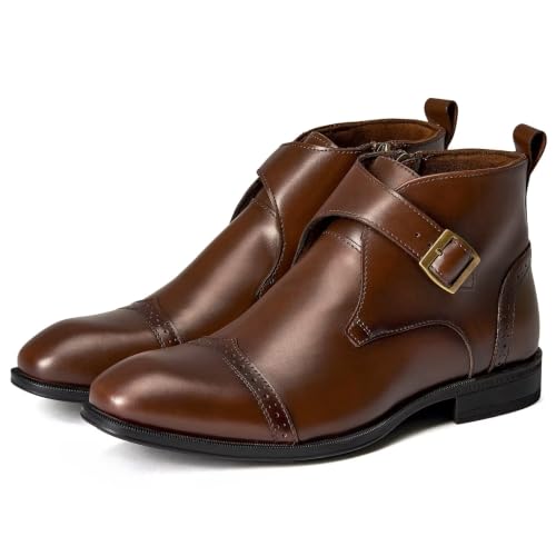 Image of Arkbird Men's Dress Boots Genuine Leather Ankle Boot for Men Classic Casual Oxford Style Footwear