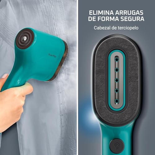 Rowenta Pure Pop, Plancha de Vapor 1300 W para Viaje, Verde - Imagen 4