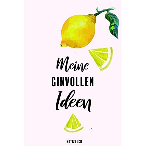 Notizbuch: Gin - Dot Drid Journal - Notizbuch A5 dotted - Gin Geschenk - Geschenk für Gin Liebhaber - Gin Buch - mit Softcover
