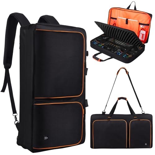 Timoxi DJ Controller Case for DDJ-FLX10/ 1000/REV7/REV5/800/ FLX6 AlphaTheta DDJ-GRV6 With Thick EVA...