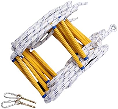 避難はしご 縄はしご 家庭用樹脂製はしご 逃げはしご 救難ロープ 消防はしご ロープラダー 柔らかい 滑り止め摩耗高高度作業工程はしご 装着簡単 安全くん エスケープ 耐荷重300kg 災害 救難 救援 滑り止め付き 逃げなど緊急対応に (5M) (5米)