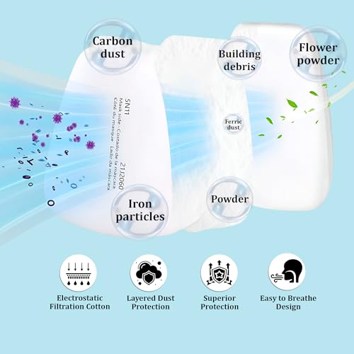 Image of Gas Mask Respirator Set Activated Carbon Filters & Protective Goggles | 6200 Industrial Mask For Epoxy Resin Work, Wall Painting, Welding, Polishing, Spraying & Gas, Construction