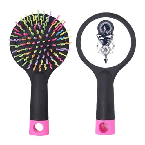 Brosse à cheveux démêlante Iceberg boussole étoiles idée cadeau poétique pour Noël