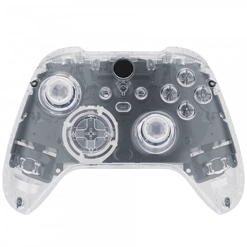 Image of MODDEDZONE Custom Wireless UNMODDED Controller for Xbox One S /X and PC - Exclusive and Unique Designs - The Perfect Gaming Gift for Enthusiasts Clear Full