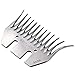 ZHEQOGZH Sheep Shears Blades and Combs Curved Sides Professional Shear Blades Replacement Shearing Combs and Cutters for Goats Clipper