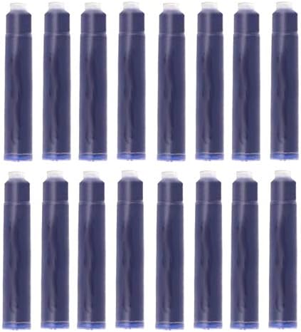 Fountain Pen Ink Cartridges To Fit Rotring Fountain Pens, Pack of 16 Blue Cartridges