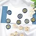 Celtic Element Wax Seal Stamp, Masonic, Illuminati with Removable Brass Heads and Wood Handle for Envelope Invitations, Wedding Decoration, Gift Cards (Illuminati) - Image 2