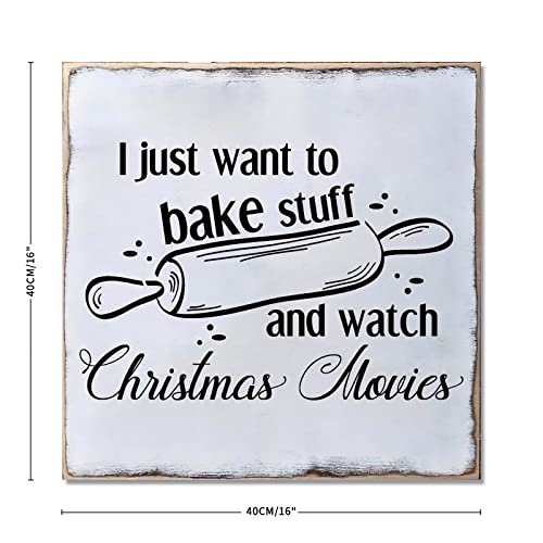 Panneau mural Noël Bake Stuff grand format finitions soignées - 3