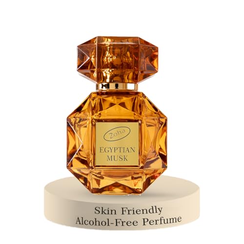 Zoha Egyptian Musk - Egyptian Oil Perfume for Women and Men, Alcohol-Free Clean Body Perfume, 30ml Mist