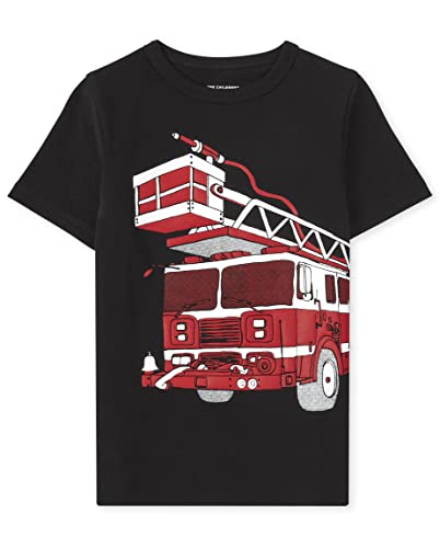 The Children's Place baby boys The Children's Place and Toddler Short Sleeve Graphic T-shirt Shirt, Truck, 18-24 Months US