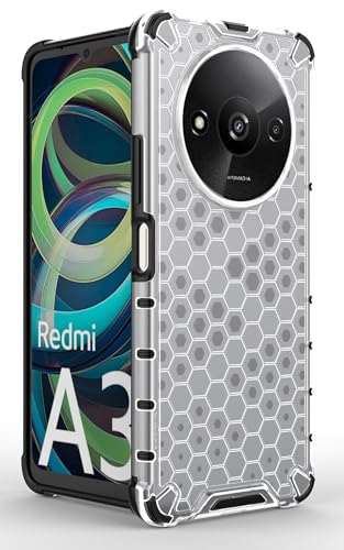 Image of Glasgow Back Case Cover Designed for [ Mi Redmi A3 4G / Poco C61 4G ] (Stylish Look | Shock Proof) - Transparent