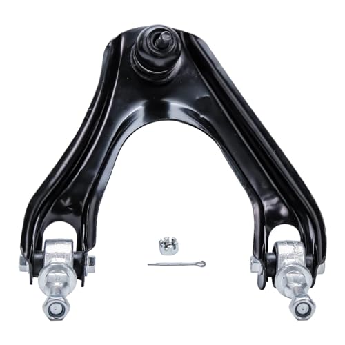 Image of Detroit Axle - Front Upper Control Arms & Ball Joints and Outer Tie Rods Replacement for 1994-97 Honda Accord 1995-97 Odyssey 1997-99 Acura CL 1996-99 Isuzu Oasis - 4pc Set