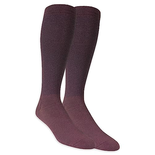 Dr. Scholl's Men's Graduated Compression Over The Calf Socks-2 & 3 Pair Packs, Burgundy, 7-12 #TOP25