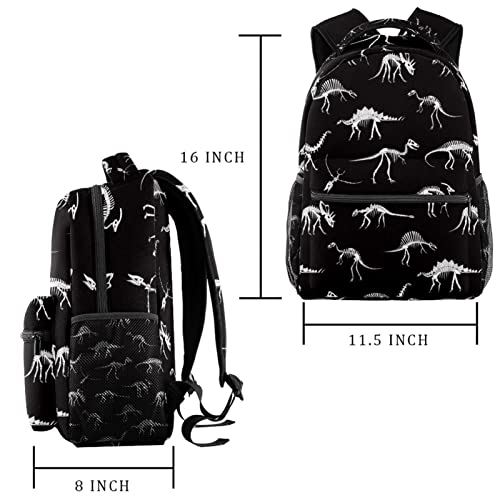 Mochilas ligeras para viajes con estampado de dinosaurio infantil 2