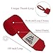 Amber Fight Gear Semi Elastic Professional 180-Inch Hand Wraps with Hook and Loop Closure for Boxing Kickboxing Muay Thai MMA for Men and Women, Red, Sold as a Pair