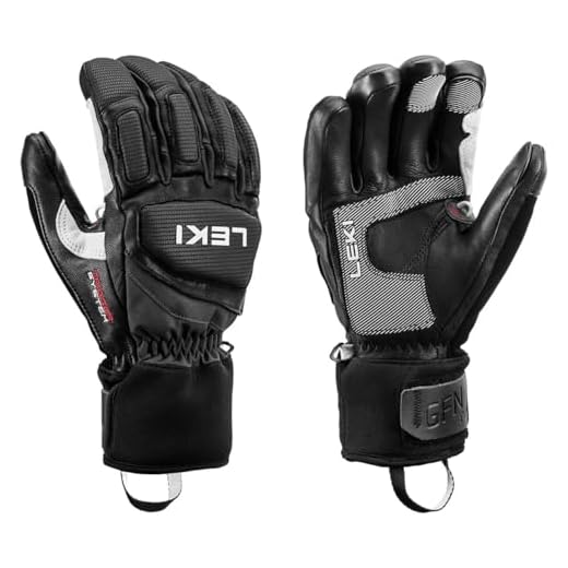 LEKI Griffin Pro 3D Herren Handschuhe, schwarz-weiß, Größe 11