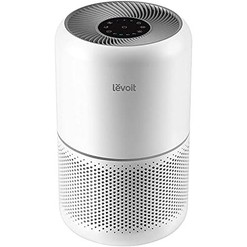 LEVOIT Purificateur d&rsquo;Air Masion avec HEPA Filtre, CADR 187m³/h, 360° Purifier, 24dB Mode Veille, 100% Sans Ozone, avec 3 Vitesses, Minuterie, Capturer la Fumée Pollen Poussière Core 300