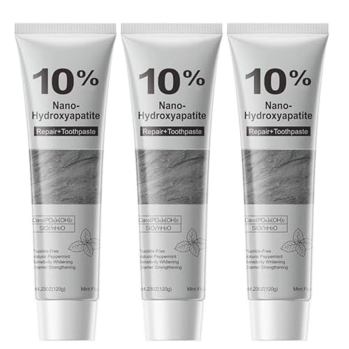 10% Nano-Hydroxyapatite Toothpaste, Remineralizing Whitening Tooth Paste, Enamel Protection, Natural, Remineralizing, Mint Flavor, Strengthening & Protecting Tooth Enamel (3)