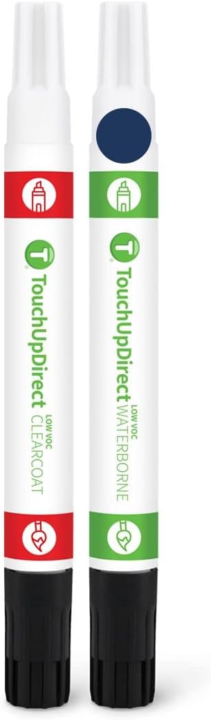 TouchUpDirect BB2 Vesta Blue Compatible with Kia Exact Match Touch Up Paint Combo - Essential Kit