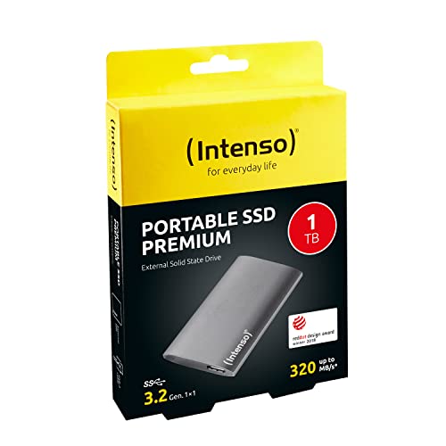 Intenso 1, 8' External SSD Premium Edition 1TB, Festkörper-Laufwerk