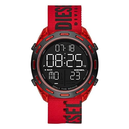 Diesel Reloj Analógico-Digital para Hombre Correa en Acero Inoxidable DZ1916
