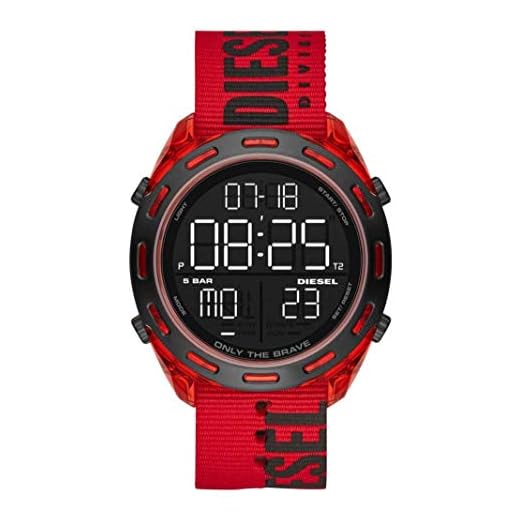 Diesel Reloj Analógico-Digital para Hombre Correa en Acero Inoxidable DZ1916