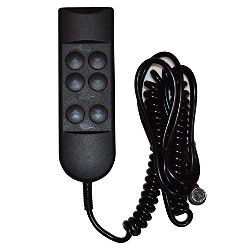 OKIN Telecommande pour Moteur Sommier à Lattes en Bois lit électrique (Télécommande Filaire)