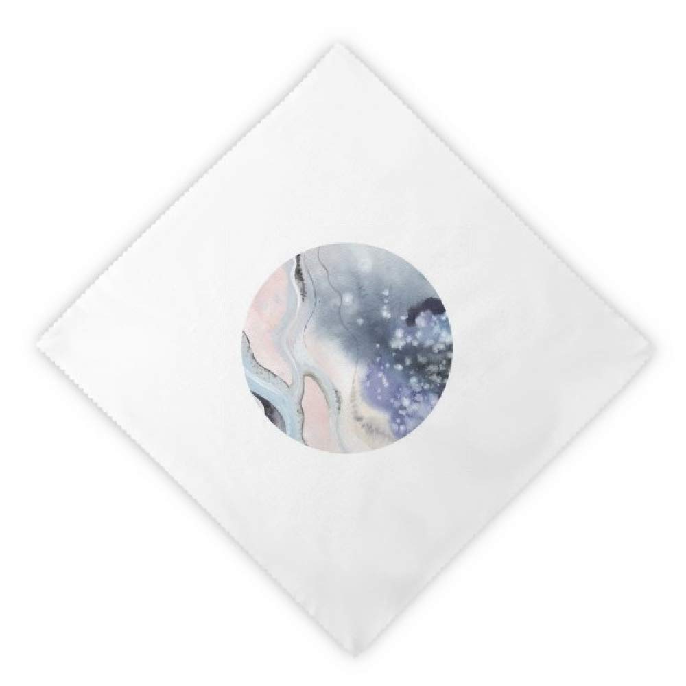 Serviettes en tissu aquarelle DIYthinker 18.5" lot de 2 essuie-mains lavables repas