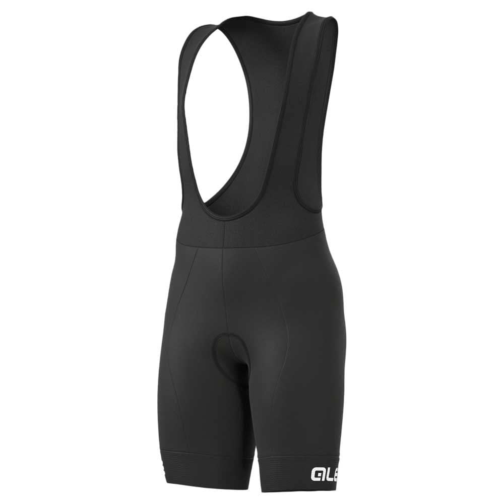 Ale' Unisex Black/White Alé Cycling Kids Kid Cycling Bib Shorts, 12 Years
