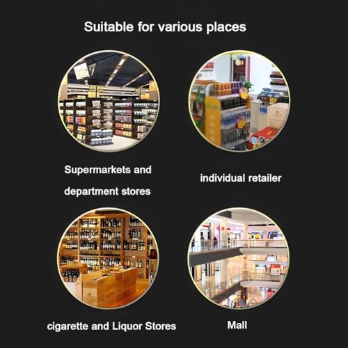 Gabinete rectangular de acrílico para cigarrillos con soporte pulido 5