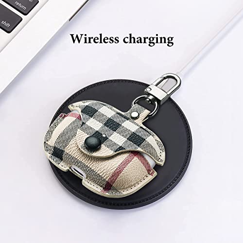 Cute Leather Case For Airpod Pro 2Nd/1St Generation，Luxury Elegant Design Protective Case Cover With Keychain For Women #TOP3