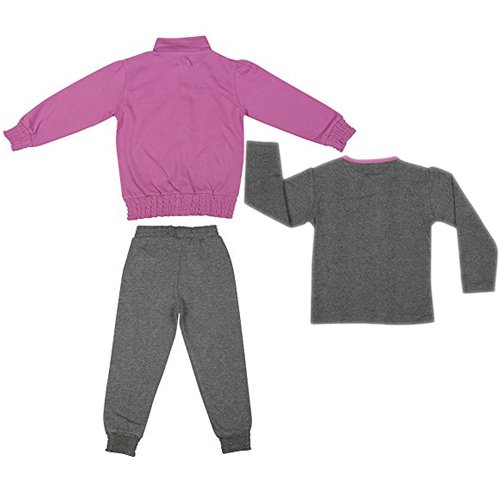 Image of G&P Team Kid's Boy's and Girl's Mauve,Andhra Melange Color Suit set