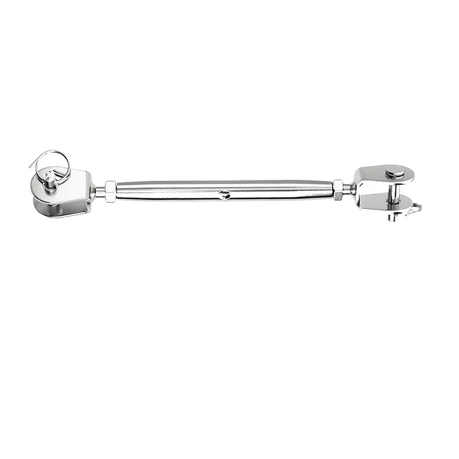 6 uds M5 - M12 304 ganchos de acero inoxidable y ajuste ojo cadena aparejo tensor cuerda alambre dispositivo tensión para Tensar Lonas Toldos(M12,Type 1)
