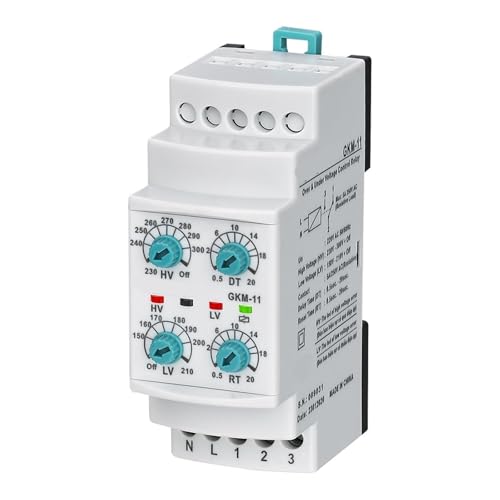 Relé GKM-11 monofásico de protección 220V CA para cortes de luz por tensión