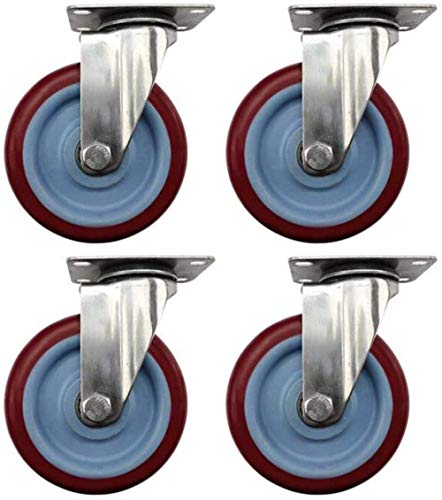 Roulettes de rechange 5in125mm pour chariots de manutention lourd