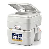 meteor Campingtoilette mit Wasserspülung Füllstandsanzeige Outdoor Tragbare...