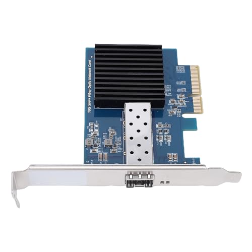Tarjeta de Red Zyyini 10Gbps PCIe X4, Adaptador de Red de Fibra Óptica con Puerto SFP Único para Windows Server y Linux miniatura 7