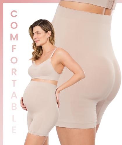 Bermuda de grossesse taille haute Plié pour éviter le ventre comprimé