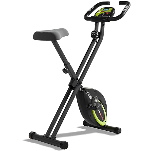 Ultrasport F-Bike Folding Exercise Bike - Extra Silent With Relax Foam Seat And Lcd Display - Exercise Bikes For Home Use, Exercise Bike Foldable, Indoor Bike, Stationary Bike (Mint) - 4