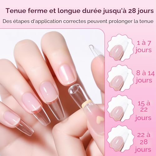 Makartt Colle Faux Ongles 3x7mL - Extra Forte Avec Pinceau Applicateur – vue 4