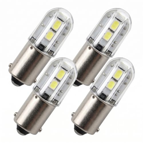 Bombillas LED BA9S de 240V CA blanco frío para repuesto de paneles de control e indicadores