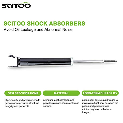Rear Auto Shocks Set, Scitoo Rear Gas Struts Shock Absorbers Fit For 2004 2005 2006 2007 2008 For Nissan Maxima 344450 5600 Set Of 2 Shocks And Struts #TOP1