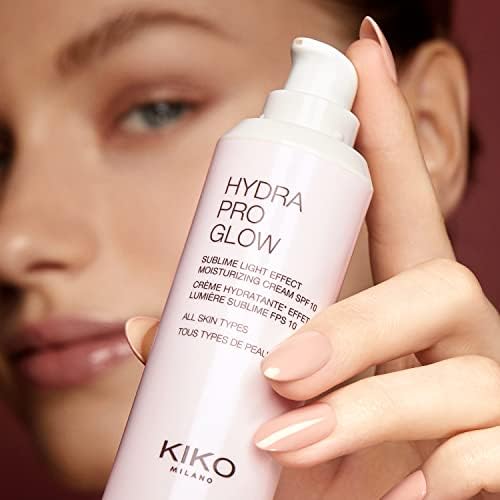 KIKO Milano Hydra Pro Glow | Nawilżający i delikatnie rozświetlający krem z kwasem hialuronowym - SPF 10