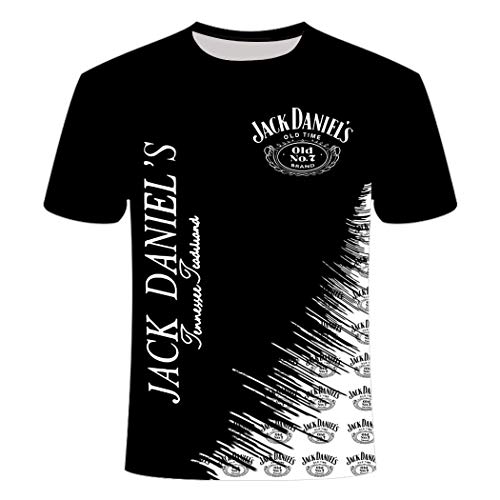 Kaopey Graphic T-Shirts for Men Adults Whiskey Tees