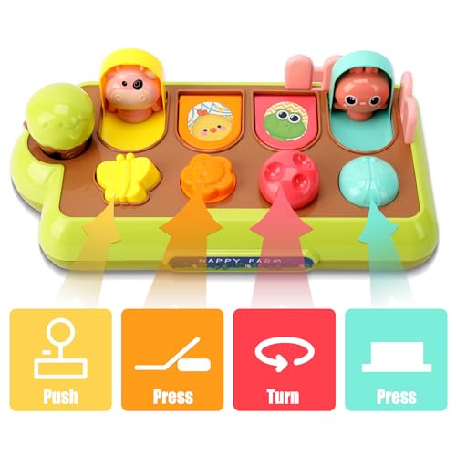 Image of Caterbee Pop Up Toy, Educational Fun with Cute Animals for Toddlers (Zoo)