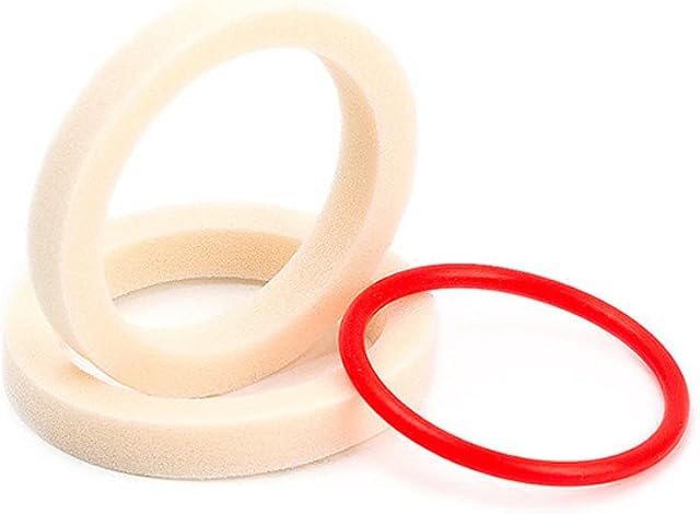 GUODUN Oil-absorbing Itinerary O-ring Red Circle 32/34/35/36mm Oil Sealed Foam Bicycle Fork Sponge Ring(32mm)