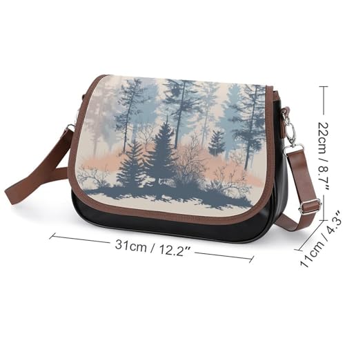 Sac messager imperméable en cuir noble pour femmes élégantes - 2